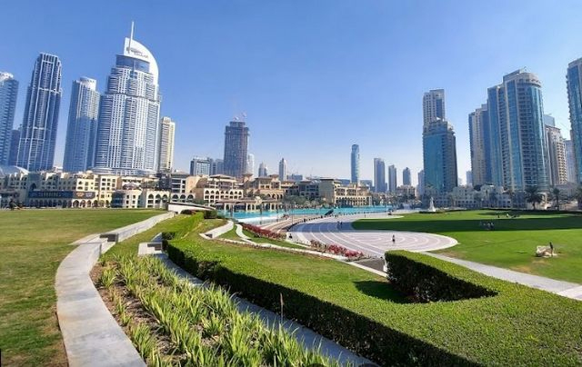 حديقة-برج-خليفة